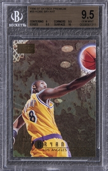 1996-97 SkyBox Premium #55 Kobe Bryant Rookie Card - BGS GEM MINT 9.5
